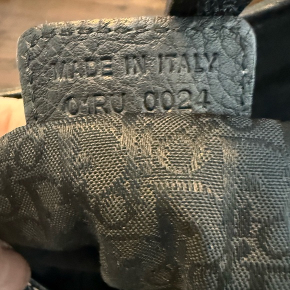 Dior Black Leather Saddle Bag vintage - Picture 4 of 10